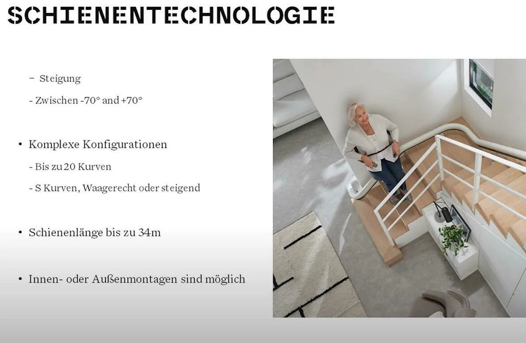 Treppenlift Flow X – neu – bis 125 kg