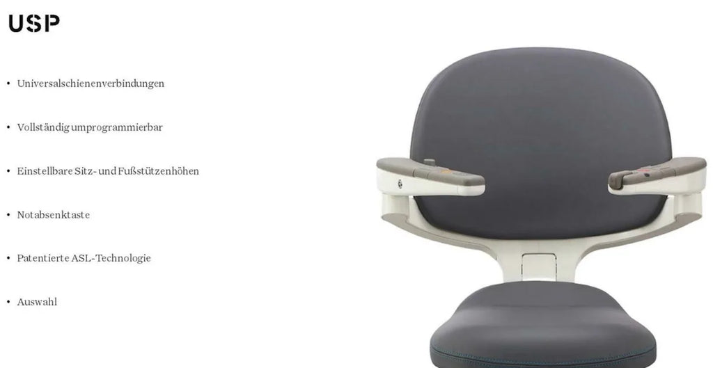 Treppenlift Flow X – neu – bis 125 kg